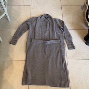 W by Worth Gray Knit Set
